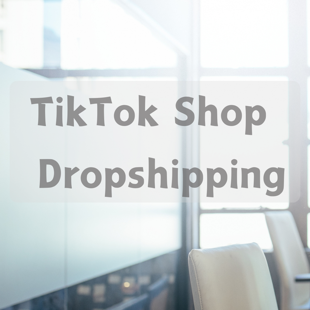 TikTok Shop and Dropshipping